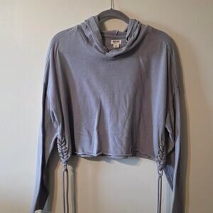 Oversized mossimo cropped hoodie